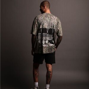 Darc Sport Rest In Valhalla "Premium Vintage" Oversized Tee in Norse Camo